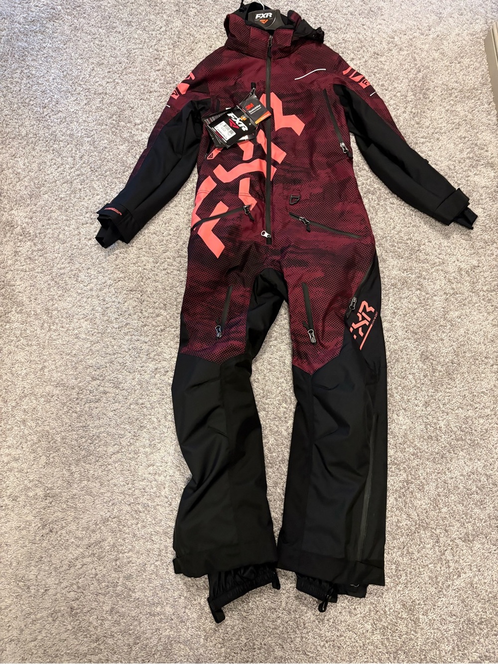 FXR Women’s Burgundy & Black CX Lite Monosuit